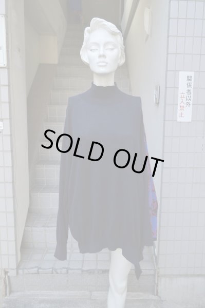 画像5: 【USED】JUVENILE HALL ROLLCALL(ジュベナイル ホール ロールコール)アシンメトリー切替ビッグニット (5)