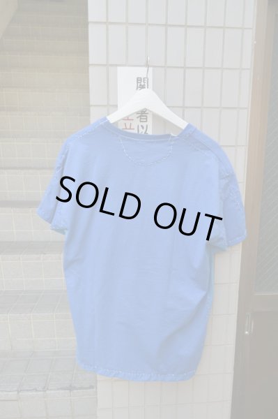 画像2: 【USED】keisuke kanda(ケイスケカンダ)手縫いステッチ日の丸プリントカットソー (2)