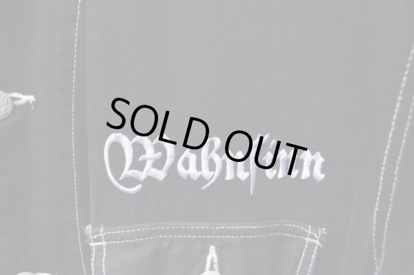 画像4: 【USED】HIRO(ヒロ)背骨プリントデニムカバーオール (4)