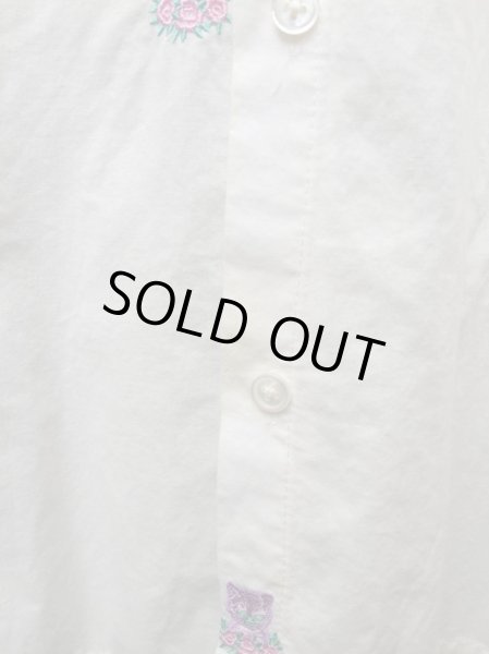 画像6: 【mikio sakabe ミキオサカベ】刺繍柄シャツワンピース (6)