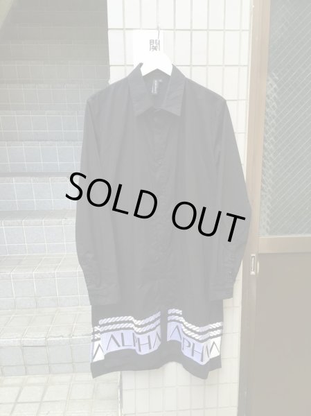 画像3: 【SKINGRAFT スキングラフト】裾刺繍ロングシャツ (3)