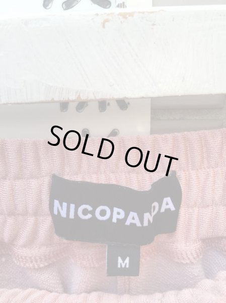 画像4: 【NICOPANDA ニコパンダ】ピンクローピング装飾デザインスウェットショーツ (4)