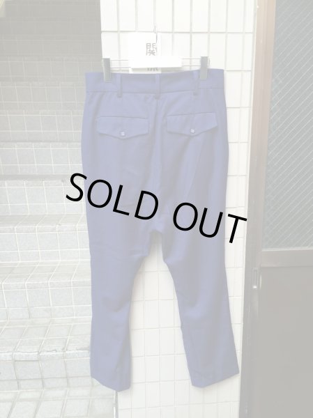 画像2: 【PARADOX パラドックス】タック入りサルエルスラックスパンツ (2)