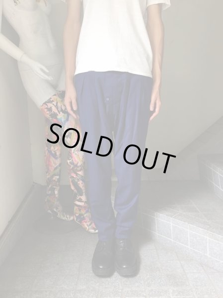 画像4: 【PARADOX パラドックス】タック入りサルエルスラックスパンツ (4)