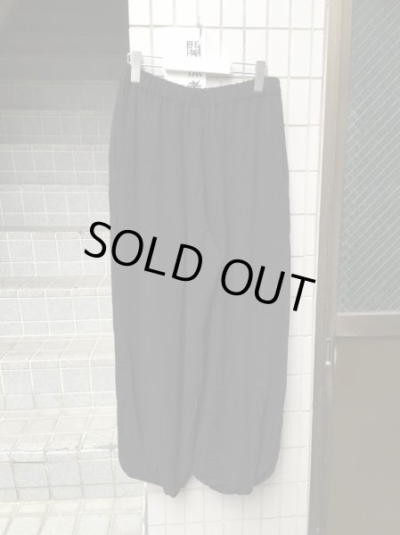 画像2: 【COMME des GARCONS COMME des GARCONS コムデギャルソン コムコム】ダブルシフォン地ワイドイージーパンツ (2)