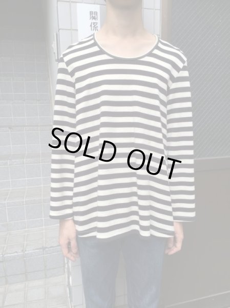 画像5: 【ka na ta カナタ】ボーダー柄ワイドウール地プルオーバートップス (5)