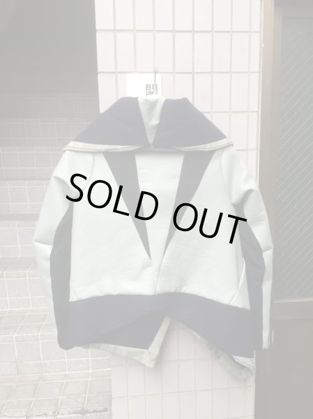 画像5: 【BALMUNG バルムング】レザー切替変形デザインジャケット (5)