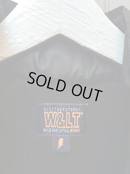 画像4: 【W&LT ウォルト】黒ナイロンブルゾン (4)