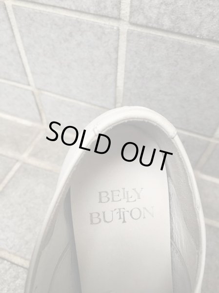 画像6: 【BELLY BUTTON ベリーボタン】白デザインレザーシューズ (6)