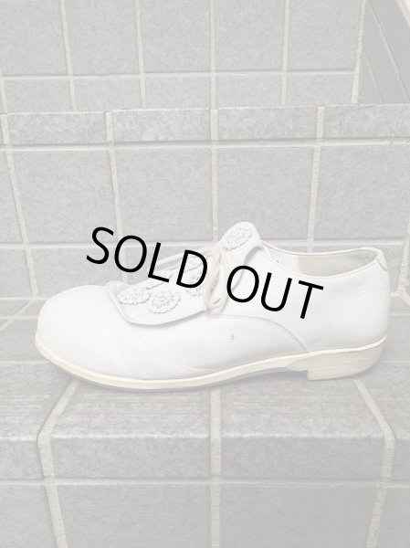 画像3: 【BELLY BUTTON ベリーボタン】白デザインレザーシューズ (3)