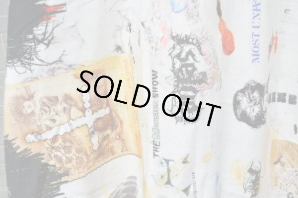 画像4: 【HIRO×BALMUNG ヒロ×バルムング】モンスター柄切替ビッグスウェット (4)