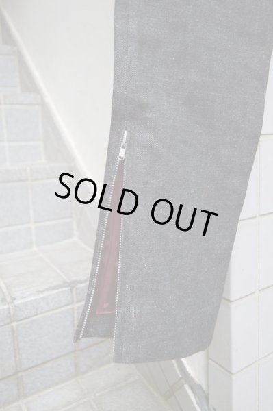 画像4: 【PHENOMENON フェノメノン】デニム×ボア切替デザインスキニーパンツ (4)