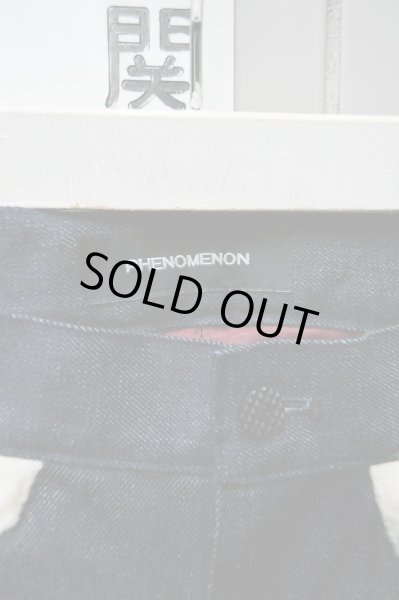 画像5: 【PHENOMENON フェノメノン】デニム×ボア切替デザインスキニーパンツ (5)