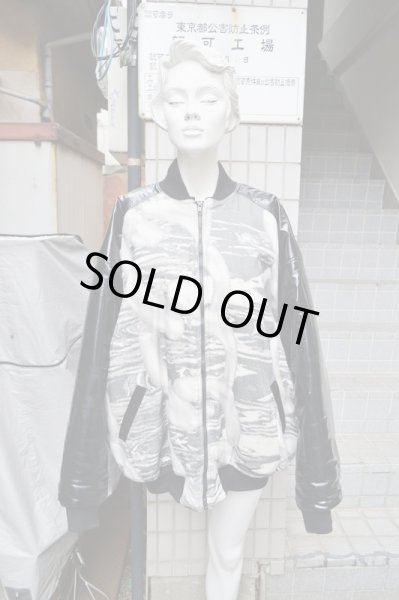 画像7: 【W.I.A BLACK ダブリューアイエー ブラック】切替ボンバーMA-1ジャケット (7)