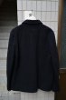 画像2: 【COMME des GARCONS HOMME コムデギャルソン オム】黒ウール地デザインジャケット (2)