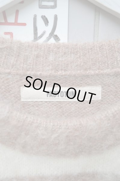 画像4: 【FACTOTUM ファクトタム】ボーダー柄モヘアウール地ニット (4)