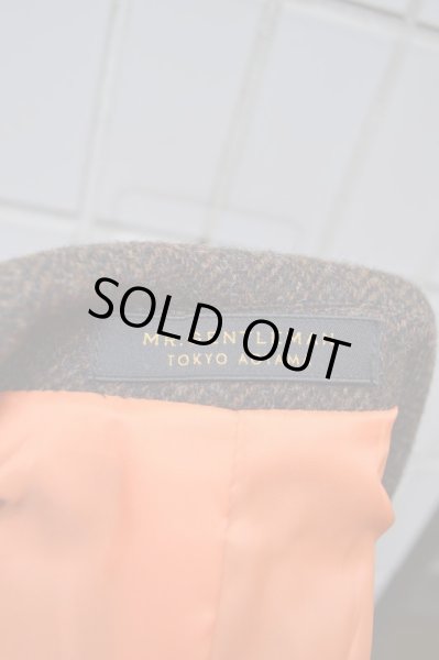 画像4: 【MR.GENTLEMAN ミスタージェントルマン】ドッキングデザインMA-1ジャケット (4)