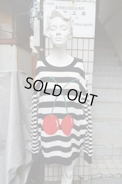 画像5: 【KIDILL キディル】チェリーボーダー柄ニット (5)