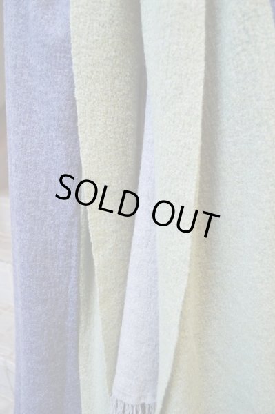 画像3: 【toiro トイロ】切替デザインウール地マフラー (3)