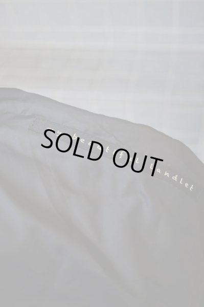 画像3: 【my beautiful landlet マイビューティフルランドレット】黒ウール地中綿入りスヌード (3)