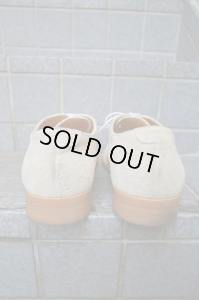 画像4: 【Yohji Yamamoto COSTUME D'HOMME ヨウジヤマモト コスチュームドオム】クリームスウェードレザーシューズ (4)