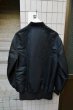 画像2: 【PLASTIC TOKYO プラスティックトーキョー】黒パッチ装飾MA-1ジャケット (2)