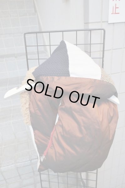 画像3: 【HOMELESS PARTY ホームレスパーティー】切替中綿入りスヌード (3)