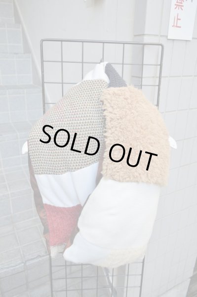 画像2: 【HOMELESS PARTY ホームレスパーティー】切替中綿入りスヌード (2)