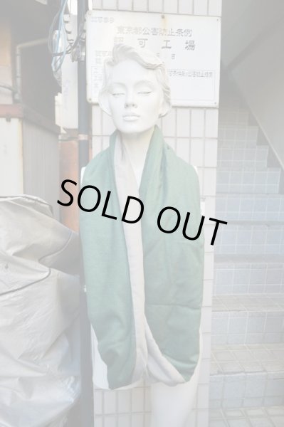 画像4: 【my beautiful landlet マイビューティフル ランドレット】グリーンウール地中綿入りスヌード (4)