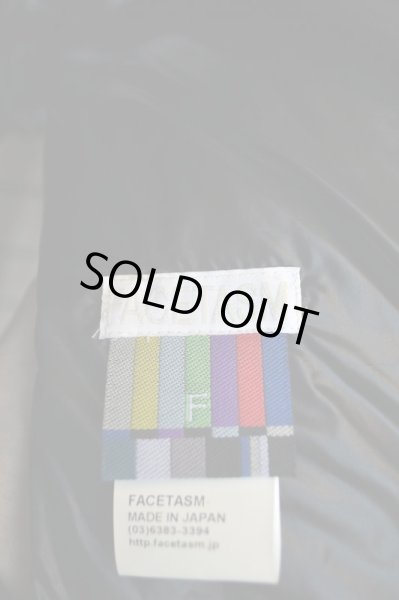 画像5: 【FACETASM ファセッタズム】黒柄ダウンマフラー (5)