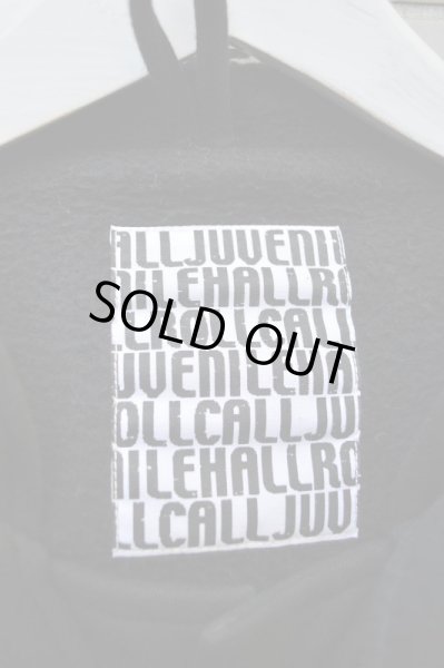 画像4: 【JUVENILE HALL ROLLCALL ジュベナイル ホール ロールコール】袖スタッズレザー切替スウェットダッフルコート (4)