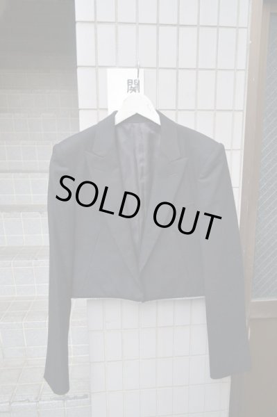 画像5: 【JOHNLAWRENCE SULLIVAN ジョンローレンスサリバン】ジップ装飾燕尾テーラードジャケット (5)