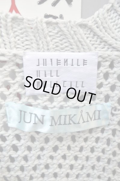 画像4: 【JUVENILE HALL ROLLCALL×JUN MIKAMI ジュベナイル ホール ロールコール×ジュンミカミ】変形オーバーサイズハンドメイドニット (4)