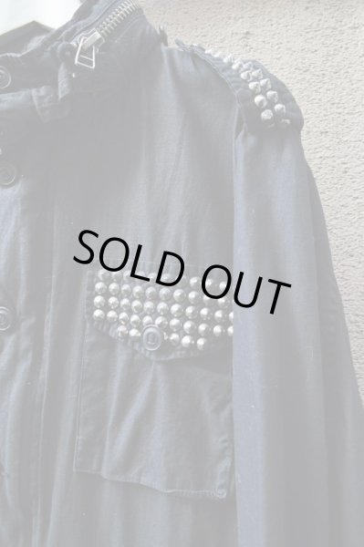 画像3: 【BESS ベス】スタッズ装飾ミリタリージャケット (3)