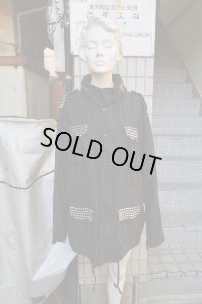 画像7: 【BESS ベス】スタッズ装飾ミリタリージャケット (7)