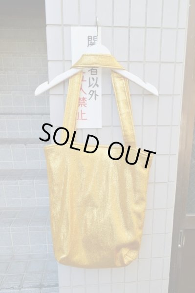 画像3: 【RYOTA MURAKAMI】ゴールド金魚モチーフニットトートバッグ (3)