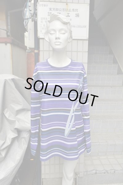 画像5: 【chloma クロマ】ATボーダーTシャツ (5)