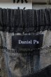 画像4: 【Daniel Palillo ダニエルパリッロ】黒ジッパー装飾サルエルデニムパンツ (4)