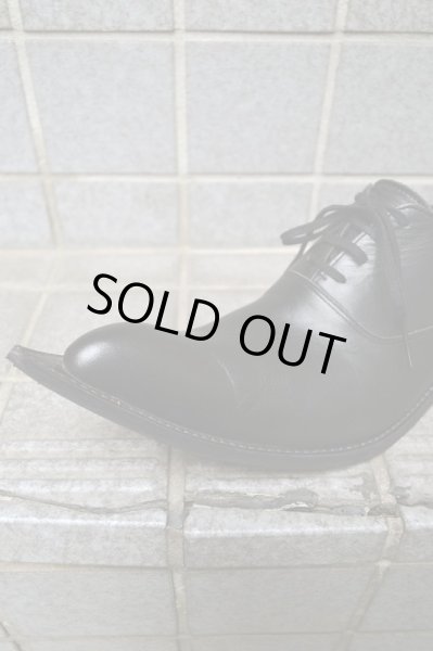 画像2: 【COMME des GARCONS HOMME PLUS コムデギャルソン オム プリュス】ポインテッドトゥデザインレザーシューズ (2)