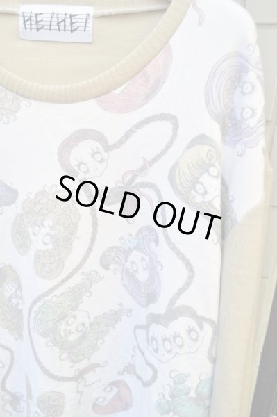 画像3: 【HEIHEI ヘイヘイ】スウェット×ウール地切替トレーナー (3)