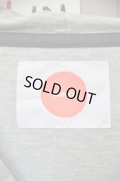 画像6: 【HIRO ヒロ】グレー日の丸プリントライダースビッグパーカー (6)