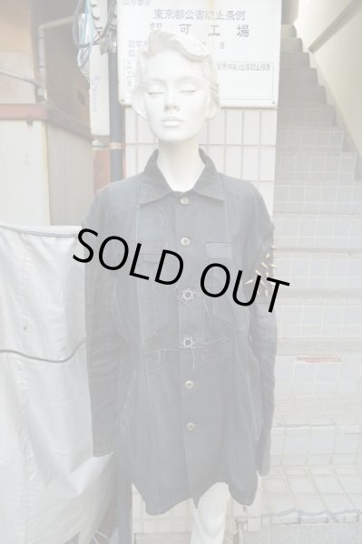 画像8: 【HIRO ヒロ】再構築デザインコモンスリーブミリタリーシャツ (8)