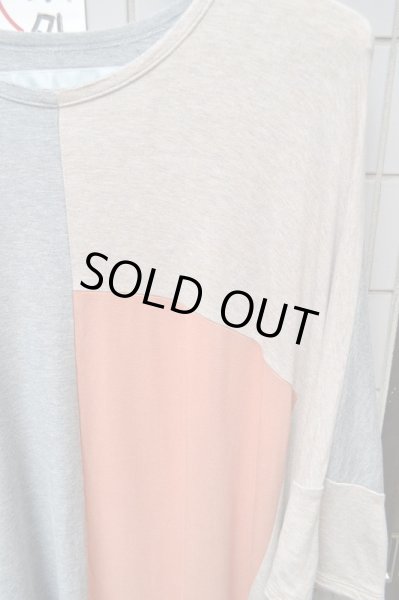 画像4: 【Dulcamara ドゥルカマラ】切替デザインカットソーワンピース (4)