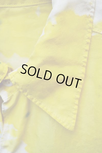 画像4: 【Y's YOHJI YAMAMOTO ワイズ ヨウジヤマモト】総柄シルクシャツ (4)