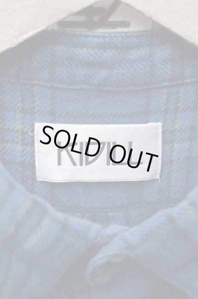 画像4: 【KIDILL キディル】ウィングカラーネルシャツ (4)