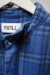 画像3: 【KIDILL キディル】ウィングカラーネルシャツ (3)