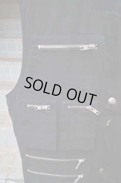 画像4: 【STOLEN GIRLFRIENDS CLUB ストールンガールフレンズクラブ】ジッパーデザインノースリーブジャケット (4)