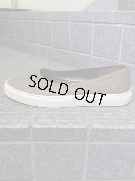 画像3: 【TELFAR テルファー】ベージュレザースリッポンシューズ (3)