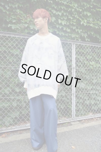 画像5: 【BALMUNG バルムング】シアーグラフィックビッグトレーナー 生まれ花 (5)