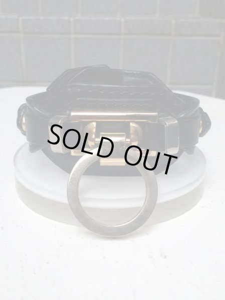 画像3: 【EXIST イグジスト】メタルリング装飾レザーブレスレット (3)